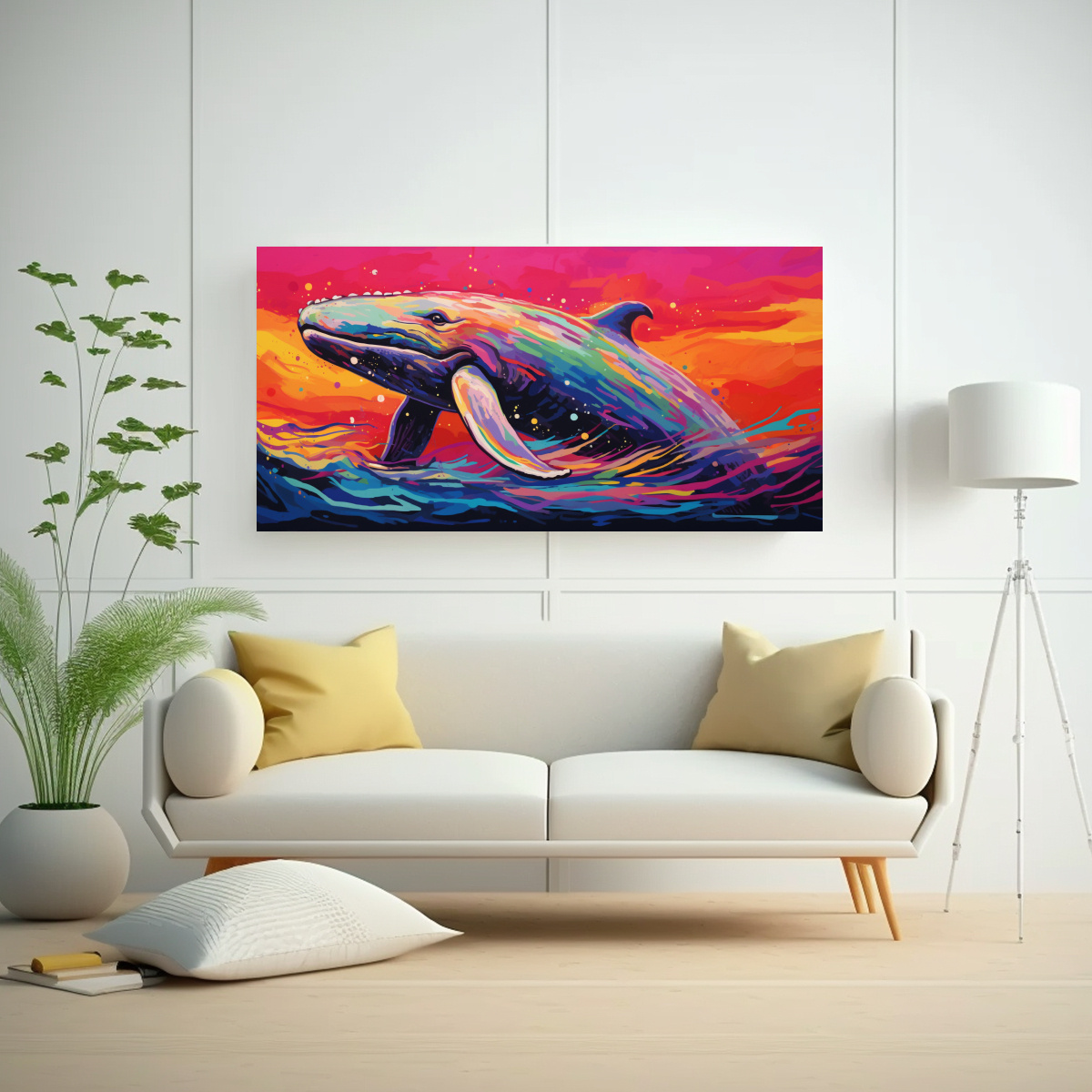 cuadro-en-bastidor-moderno-ballena-gris-en-colores-arco-ris-y-carmes-pop-art-neo-1