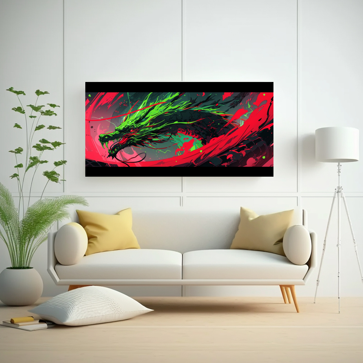 cuadro-en-lienzo-equilibrio-visual-drag-n-verde-y-rojo-atmosfera-neonoir-1