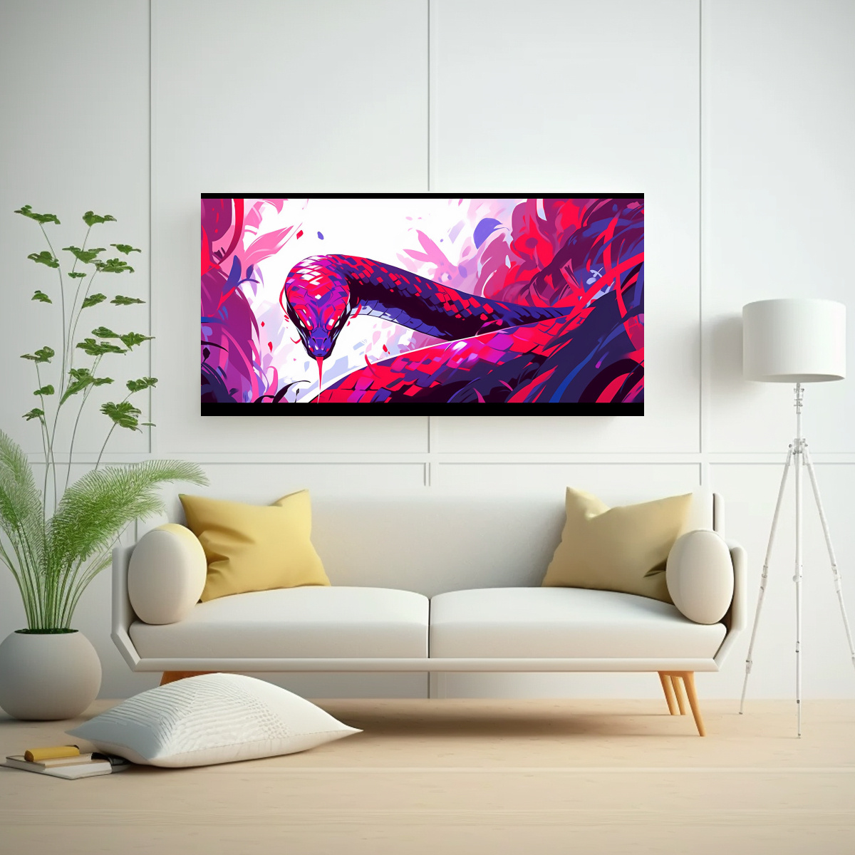 cuadro-expresi-n-combinaci-n-cobra-en-p-rpura-y-rojo-estilo-neo-pop-art-1