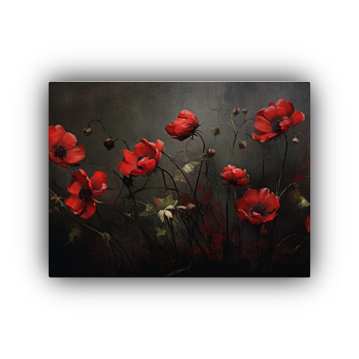 cuadro-hermoso-de-flores-rojas-y-verdes-en-tono-sutilmente-texturizado