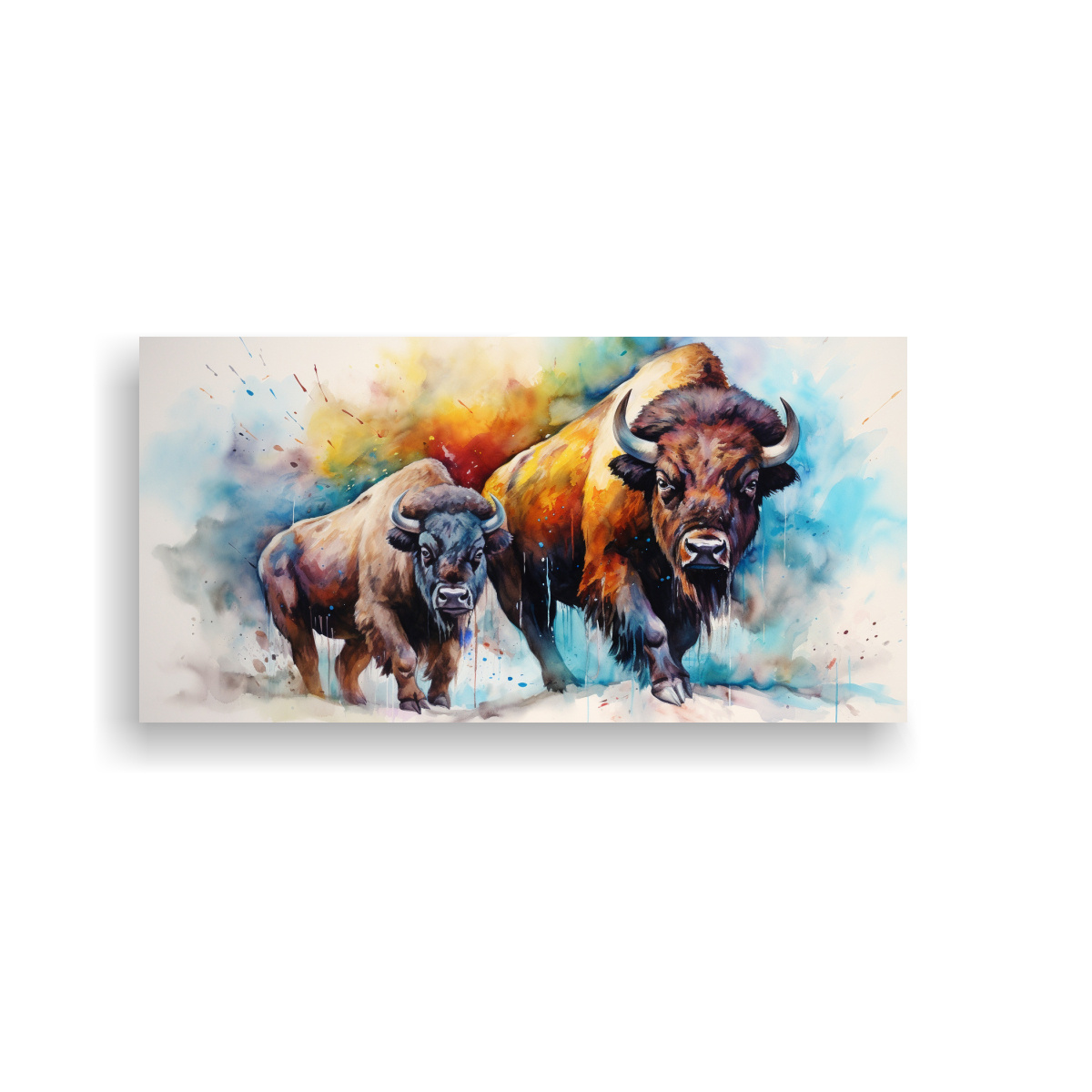 cuadro-inspiraci-n-habitaci-n-bison-buffalo-color-acuarelas-coloridas-deco