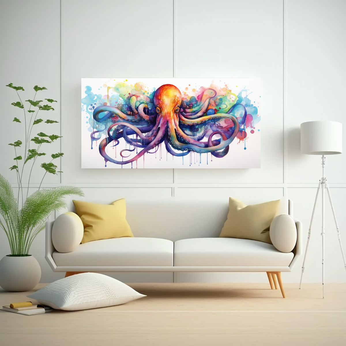 cuadro-inspirador-calamares-acuarela-colorida-estilo-pintura-de-calles-1