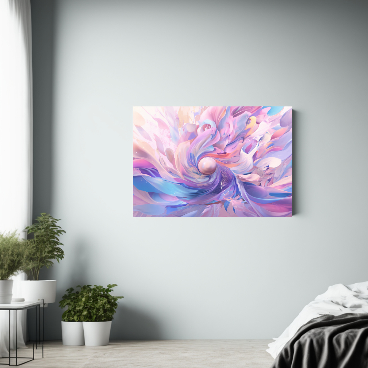 cuadro-inspirador-xito-y-calidez-tonos-rosa-morado-azul-y-blanco-1