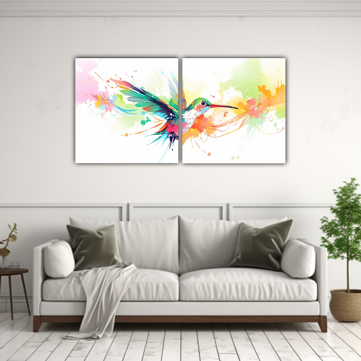 cuadro-lienzo-l-neas-finas-colibr-arco-ris-verde-neo-pop-arte-1