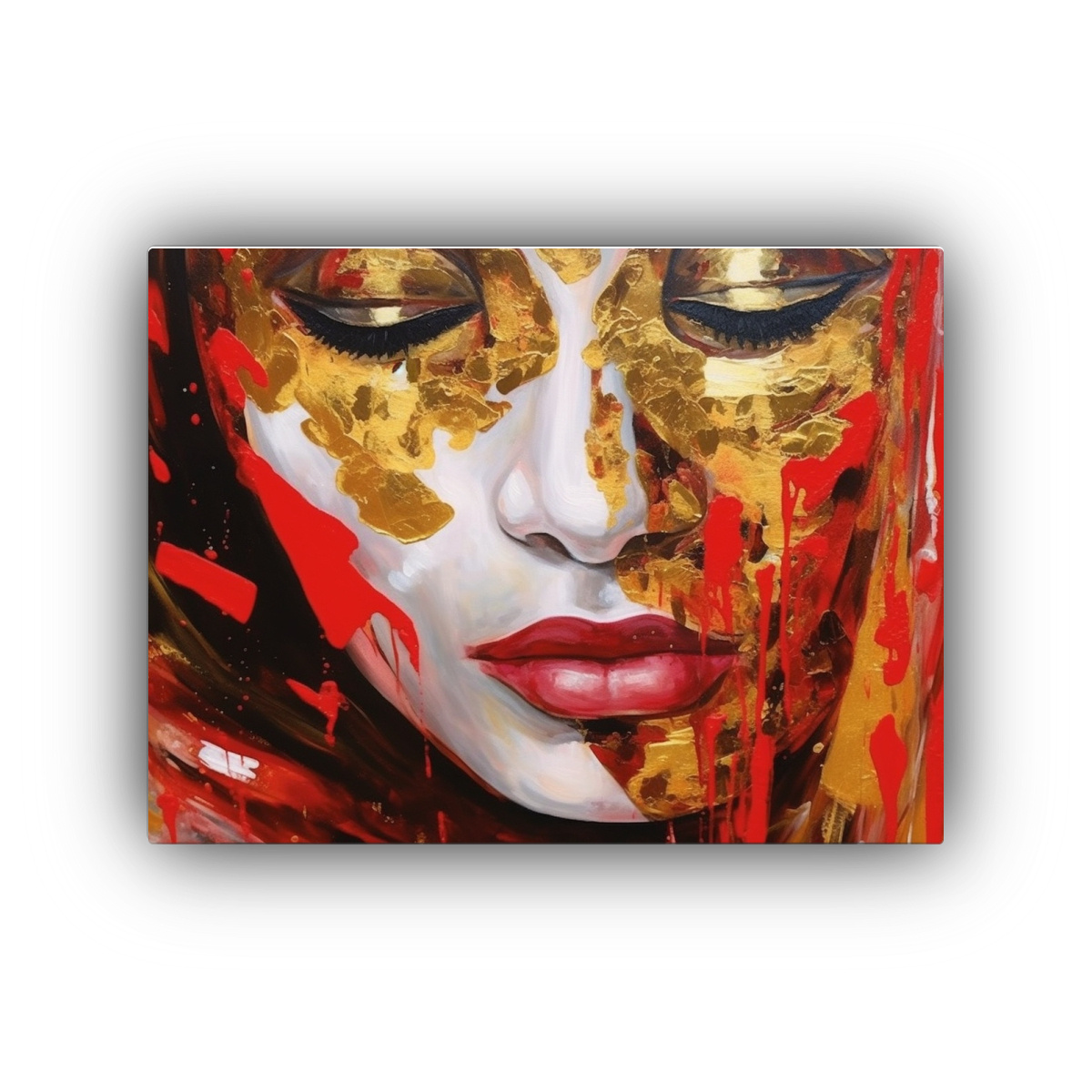 cuadro-lienzo-movimiento-econ-mico-dorado-negro-blanco-y-rojo