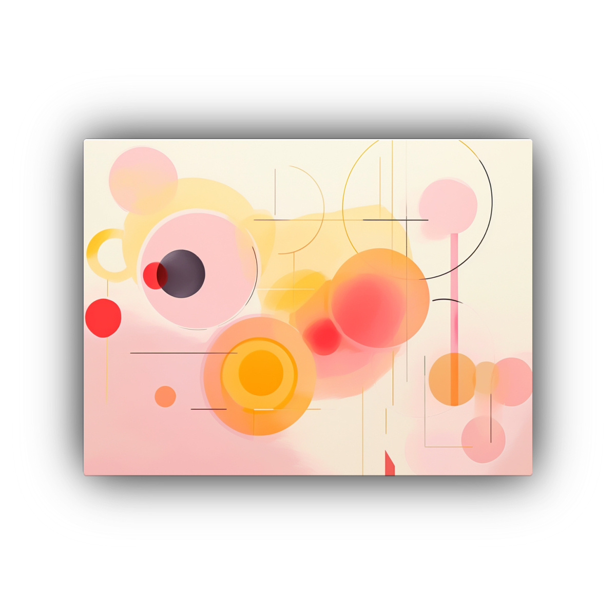 cuadro-lienzo-patr-n-intenso-con-fondo-sereno-y-formas-rosas-y-amarillas-