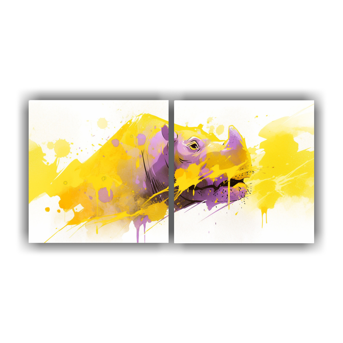 cuadro-minimalista-con-dos-telas-en-bastidor-hipop-tamo-en-amarillo-y-morado