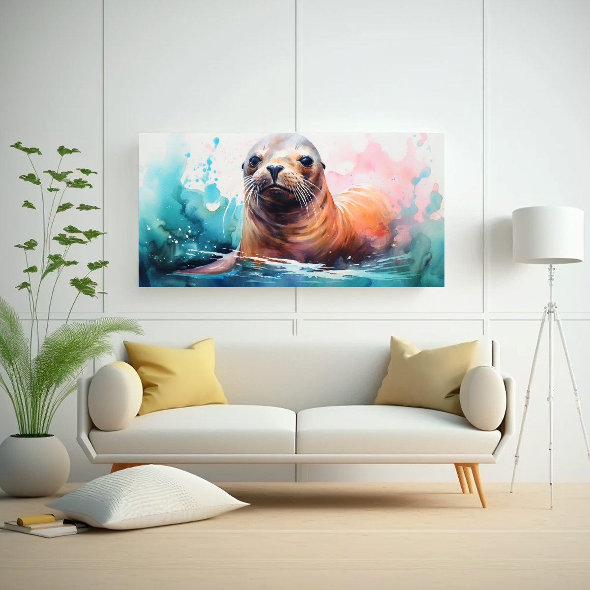 cuadro-moderno-cl-sico-le-n-marino-acuarela-colorida-sobre-tela-21-1