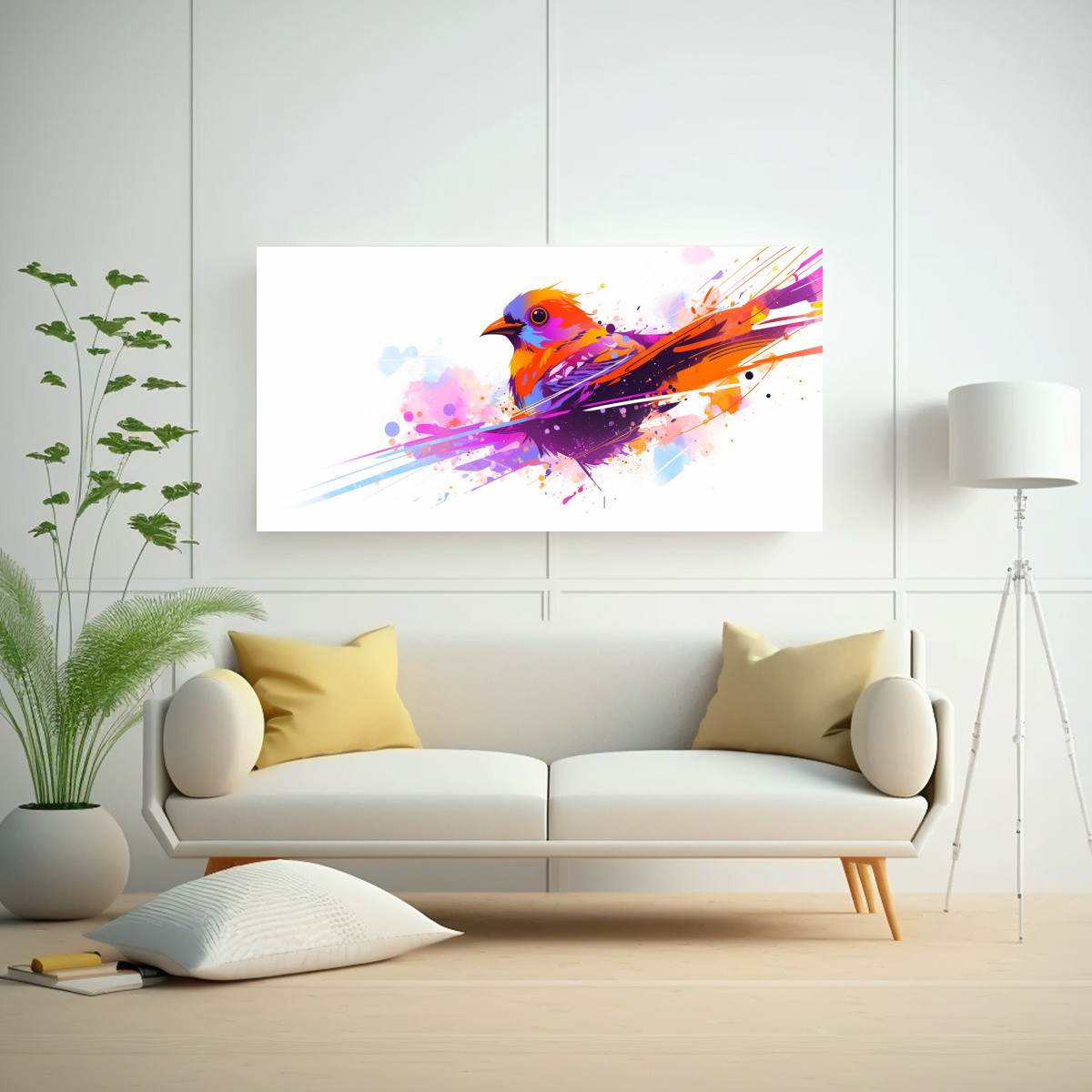 cuadro-moderno-combinaci-n-de-colores-p-rpura-y-naranja-arte-pop-neo-en-decoraci-n-1