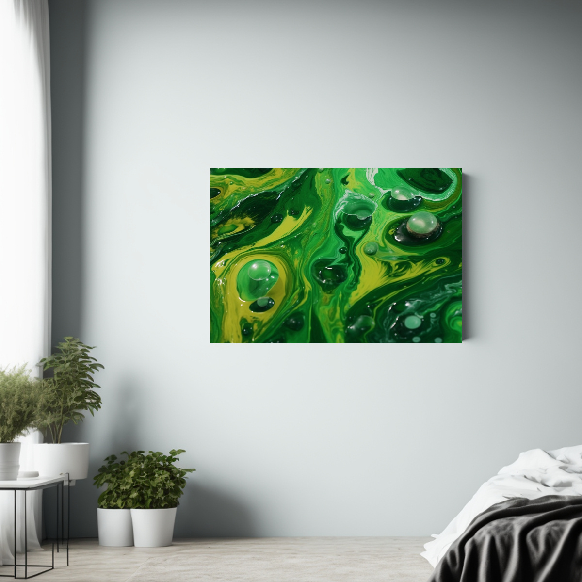 cuadro-moderno-estilo-psicod-lico-l-quido-verde-intenso-1