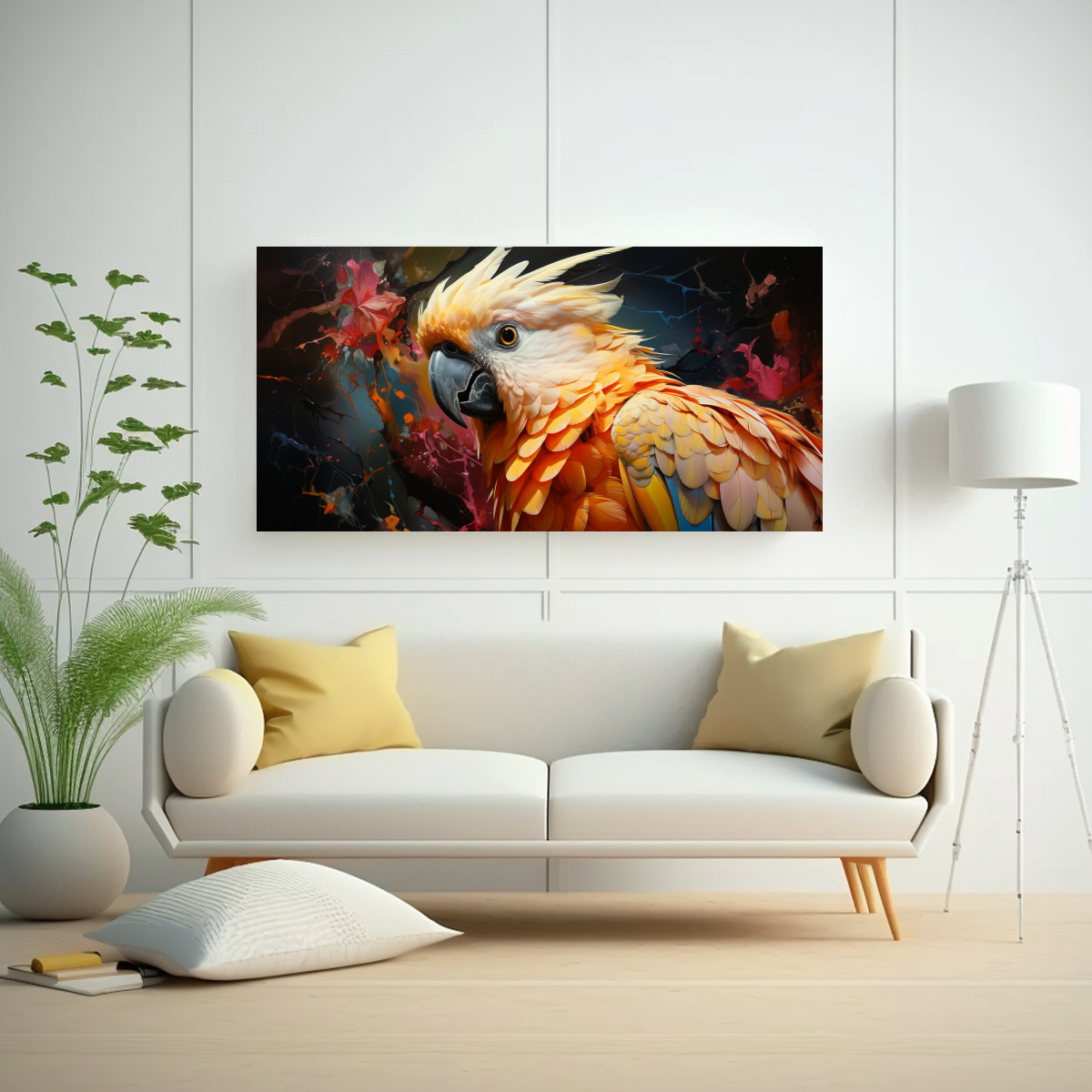 cuadro-moderno-para-sal-n-de-un-cacat-a-en-estilo-de-pintura-al-estilo-leo-colorida-1