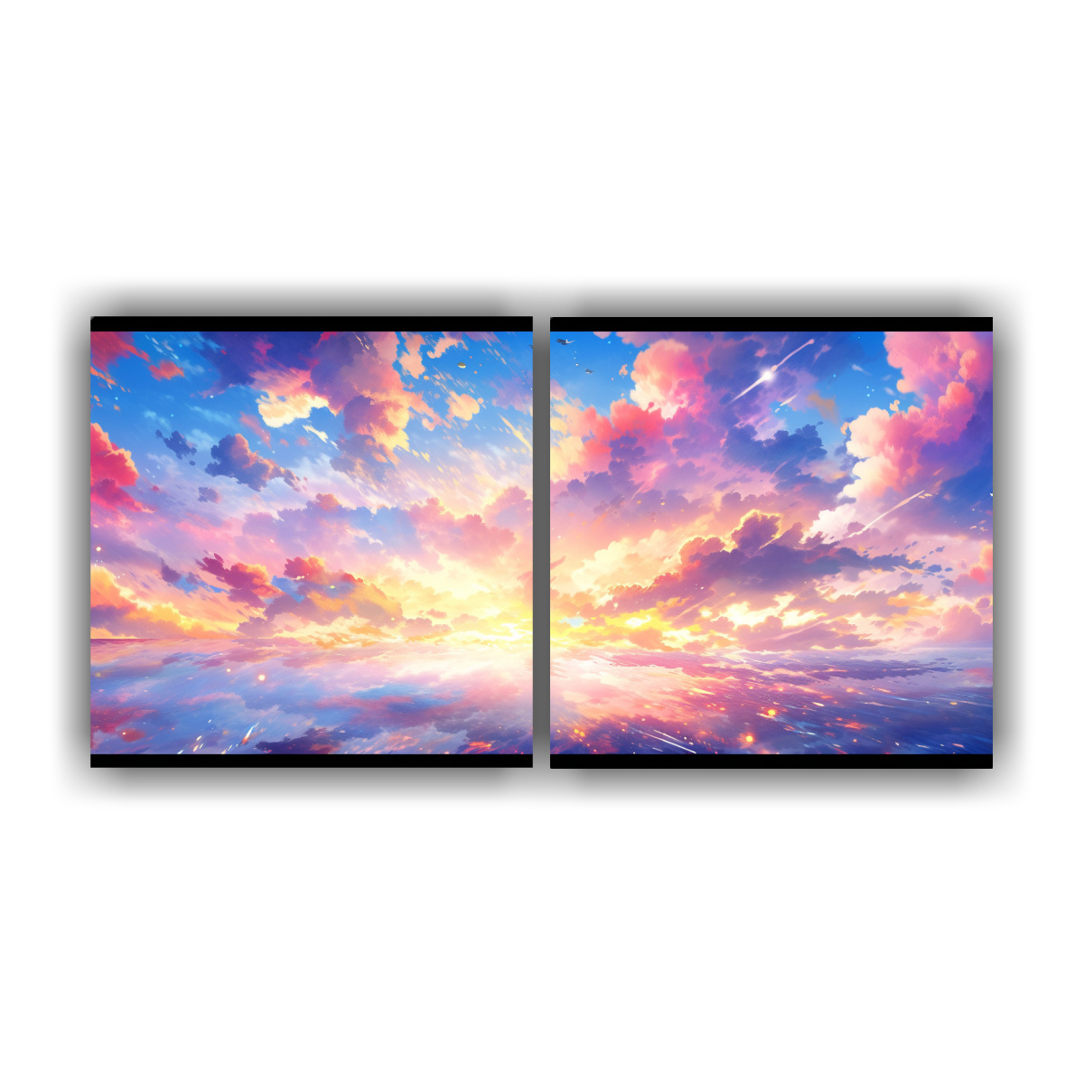 cuadro-original-mar-y-cielo-con-arco-ris-y-acuarelas-decoraci-n-arte