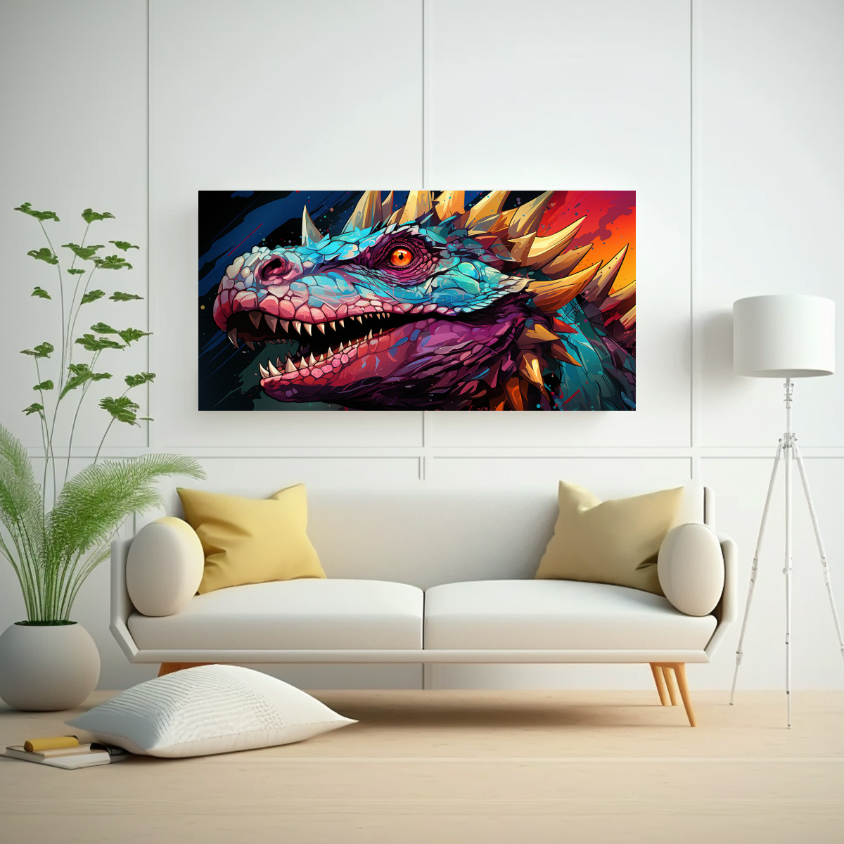 cuadro-pared-stegosaurus-crom-tico-y-sutil-arte-expresi-n-neo-pop-1