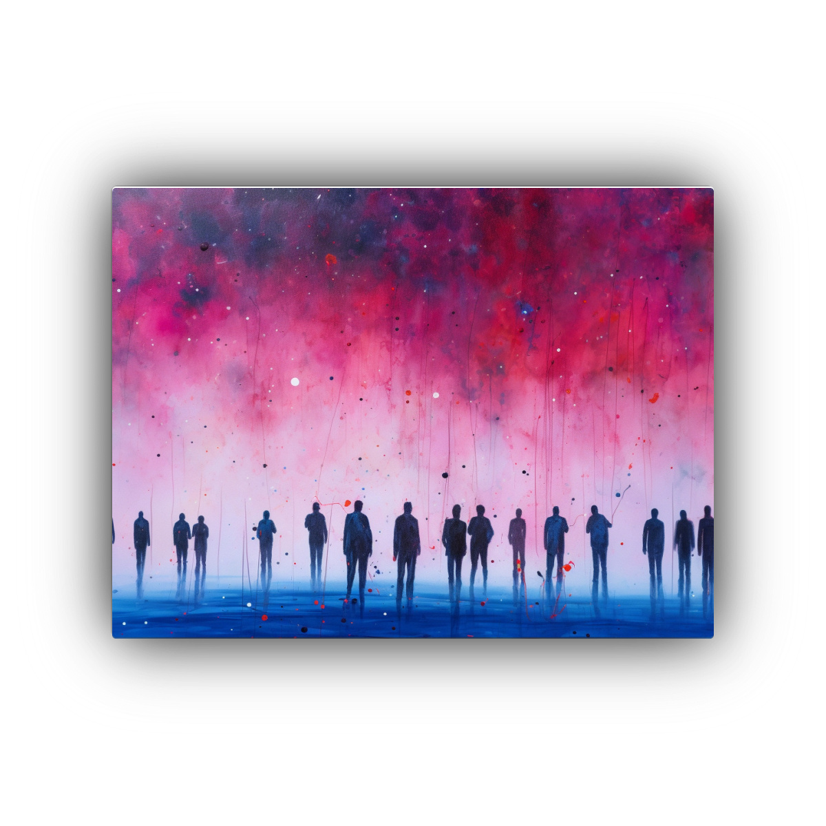 cuadro-patron-de-poder-grupo-contempla-cielo-estrellado-al-fondo