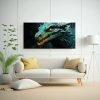cuadro-patron-vibrante-de-dragon-en-colores-verde-neonoir-para-cocina-1