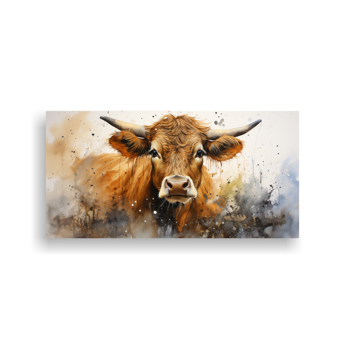 cuadro-poderosa-de-vaca-jersey-en-acuarelas-coloridas-