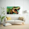 cuadro-poderoso-de-tyrannosaurus-rex-en-colores-esmeralda-y-topacio-neo-pop-1