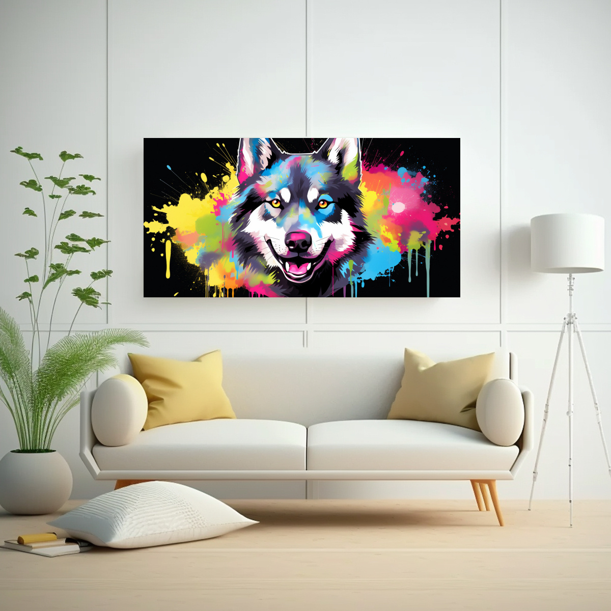 cuadro-pop-art-de-un-husky-en-colores-arco-ris-y-negro-1-1