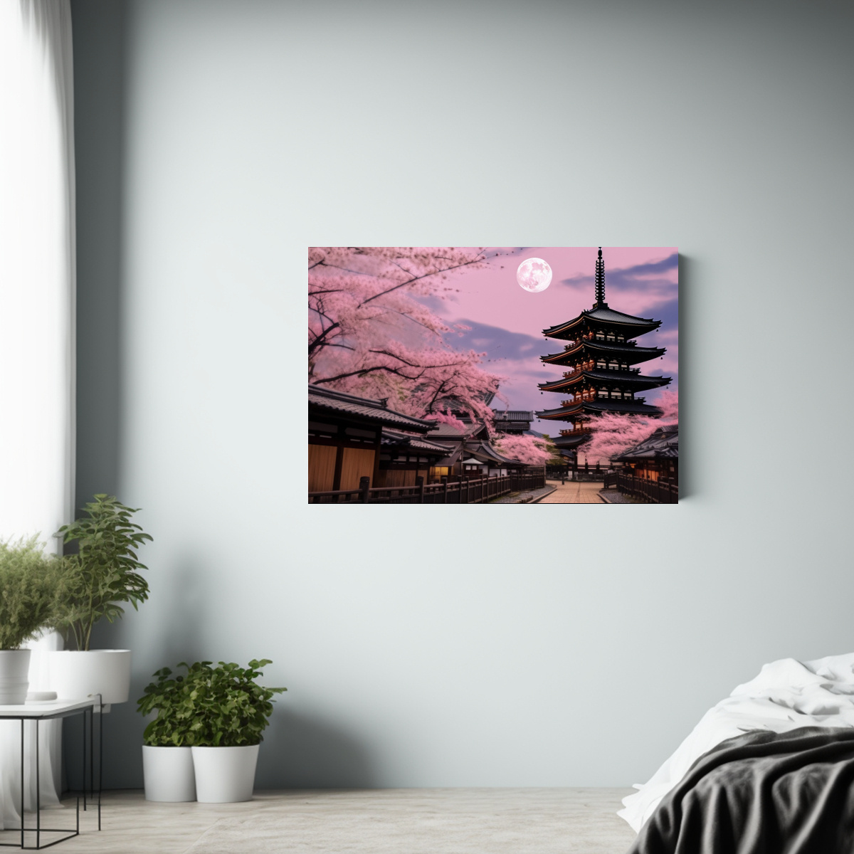 cuadro-tela-original-vista-urbana-contempor-nea-pagoda-de-cinco-pisos-en-kioto-1