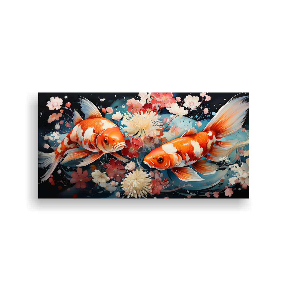 cuadro-urbana-de-pez-koi-en-acuarelas-coloridas-