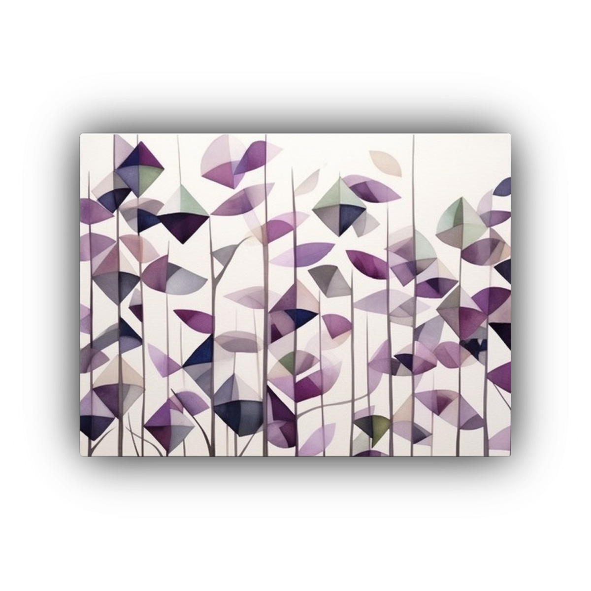 cuadros-abstractos-de-ramas-de-roble-en-formas-geom-tricas-