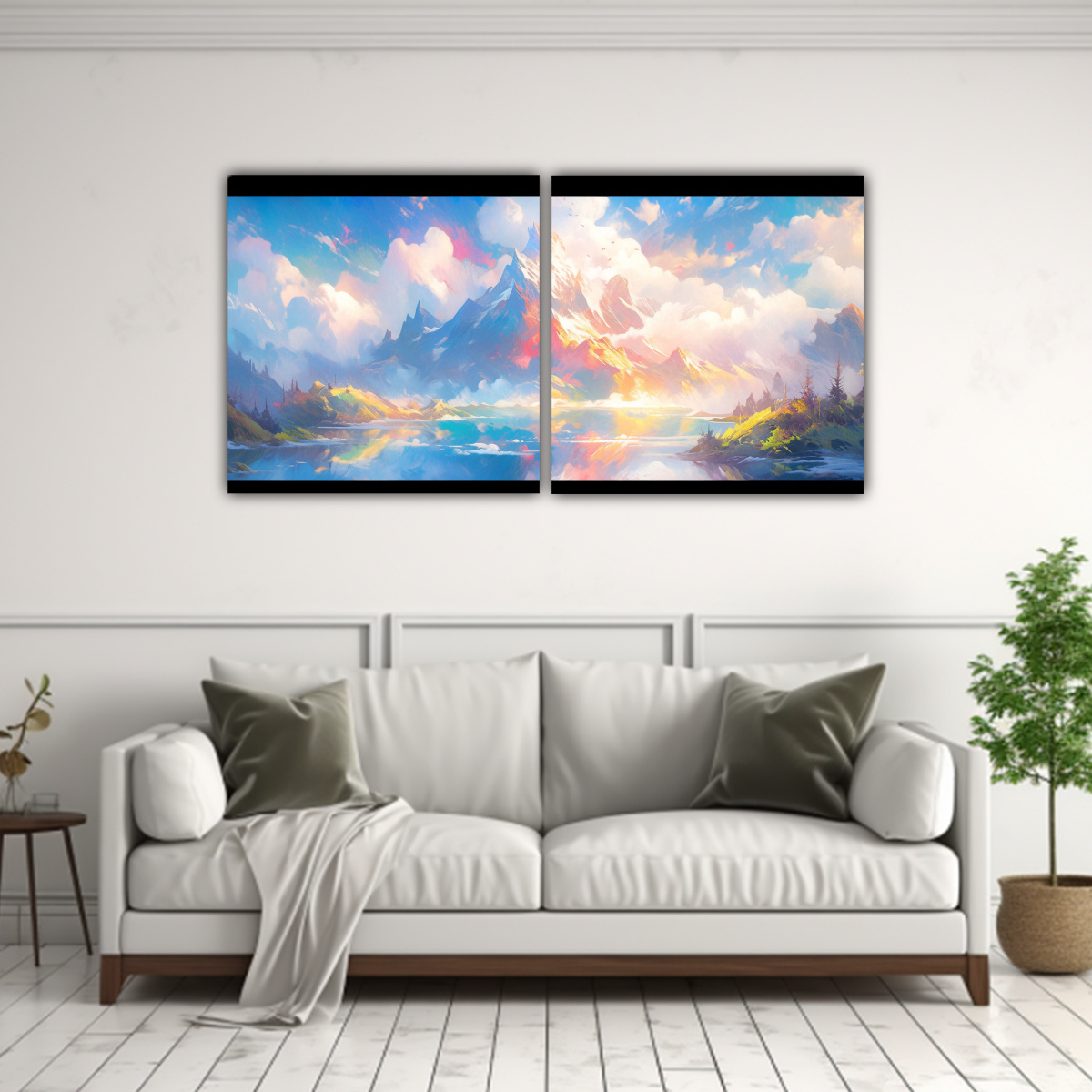 cuadros-abstractos-inspirados-en-monta-as-junto-al-lago-1