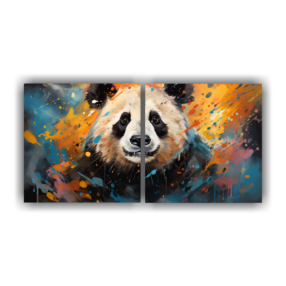 cuadros-alta-calidad-creatividad-panda-transparente-neo-pop-art