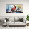 cuadros-creativos-exuberantes-cardenal-en-acuarelas-y-colores-marrones-1
