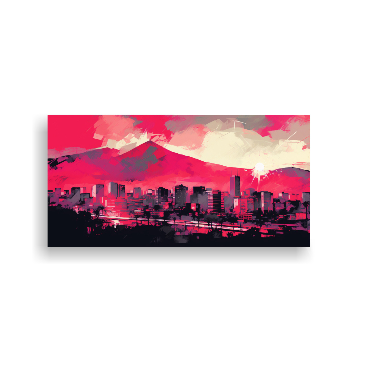 cuadros-de-belleza-en-santiago-chile-en-rojo-y-rosa-estilo-neonoir