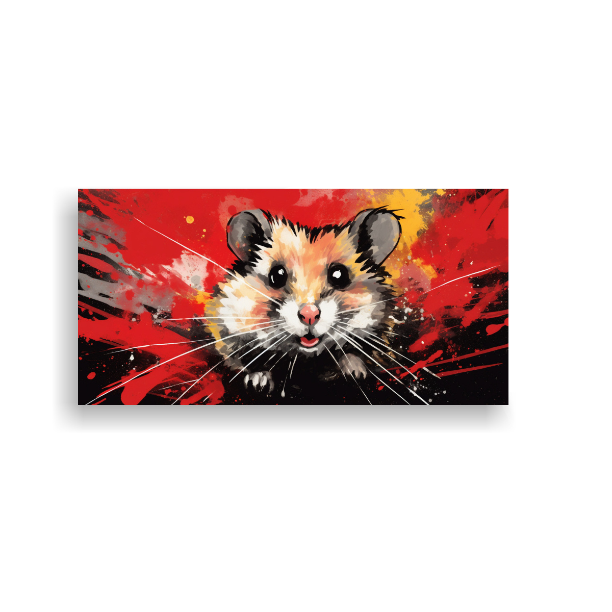 cuadros-de-decoraci-n-tem-tica-de-hamsters-rojos-y-negros-en-arte-pop-neo-