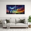cuadros-de-tela-tem-tica-cielo-nocturno-con-arco-ris-y-colores-vibrantes-1