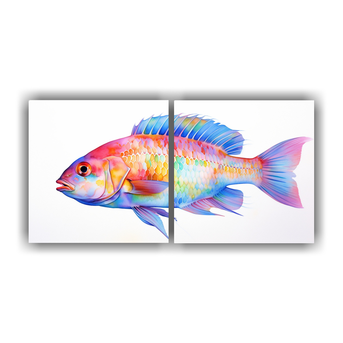 cuadros-decorativos-acuarela-peces-de-agua-dulce-coloridos