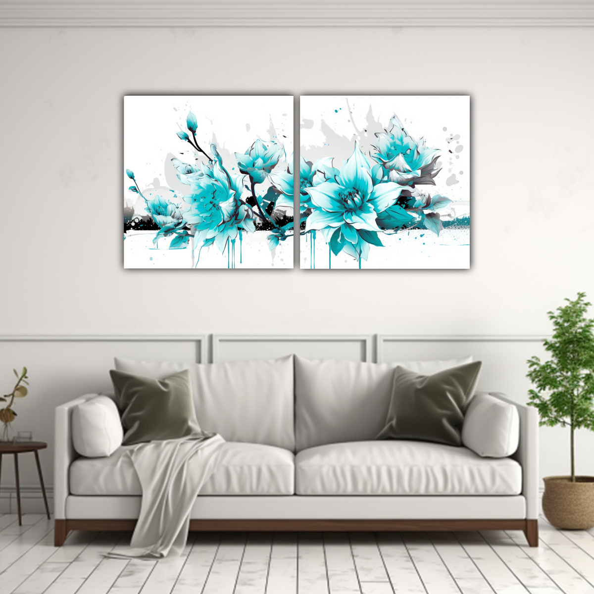 ARTTOR Vidrios Decorativos 100x40cm Cuadro Sobre Vidrio Moderno