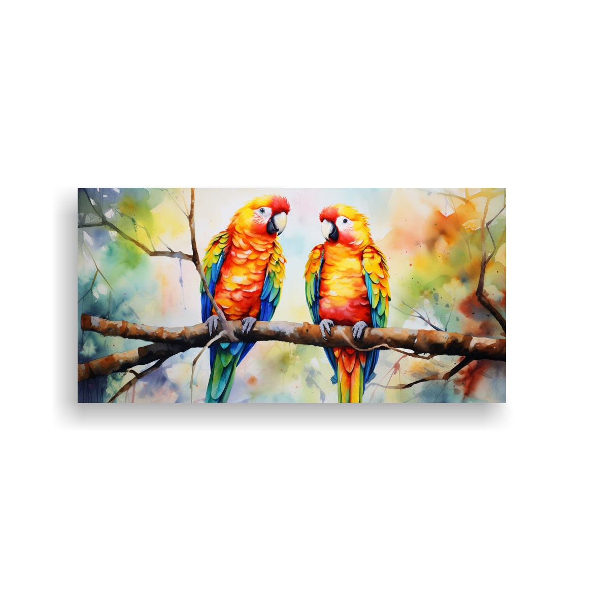 cuadros-decorativos-de-lienzo-fotograf-a-composici-n-din-mica-parrots-safari-estilo-acuarelas
