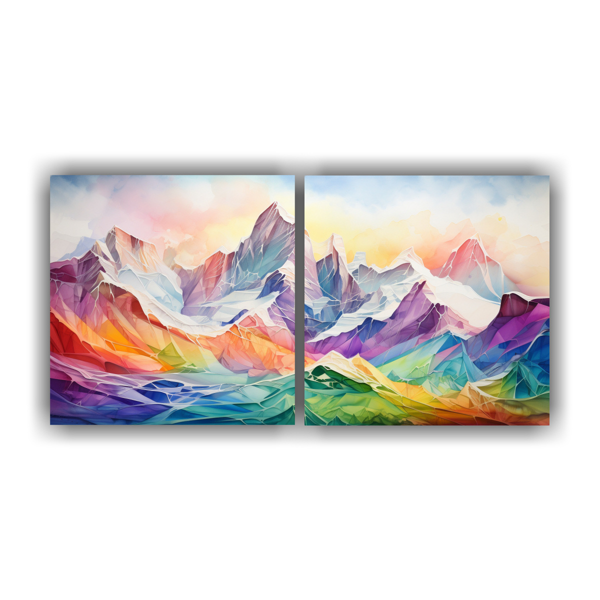 cuadros-decorativos-de-monta-as-y-arco-ris-con-motivo-famoso-