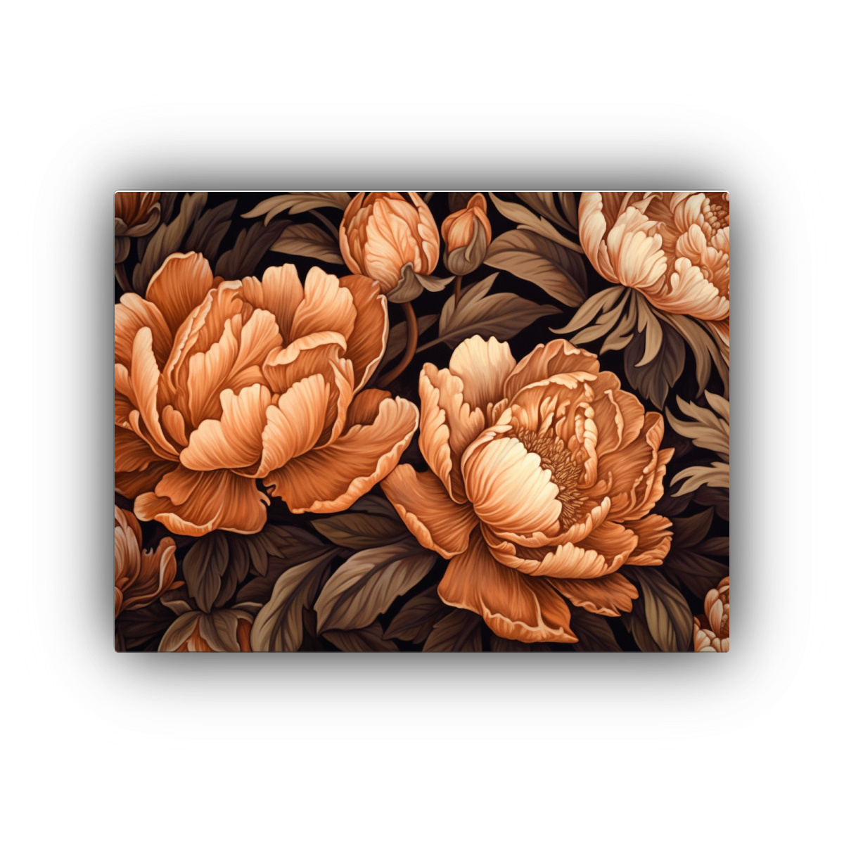 cuadros-decorativos-de-pared-con-patr-n-floral-de-peon-as-