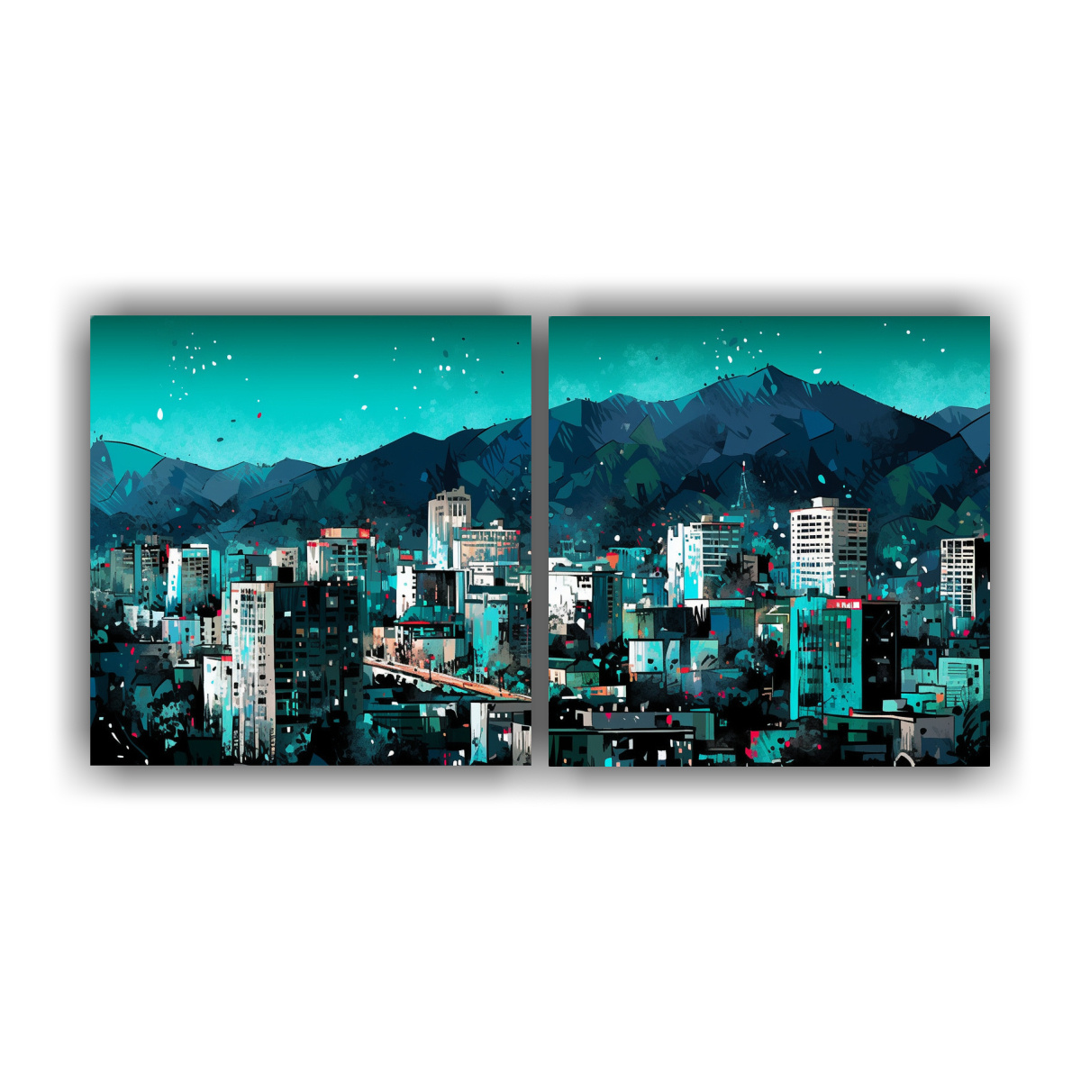 cuadros-decorativos-en-vibrantes-y-turquesa-en-santiago-chile