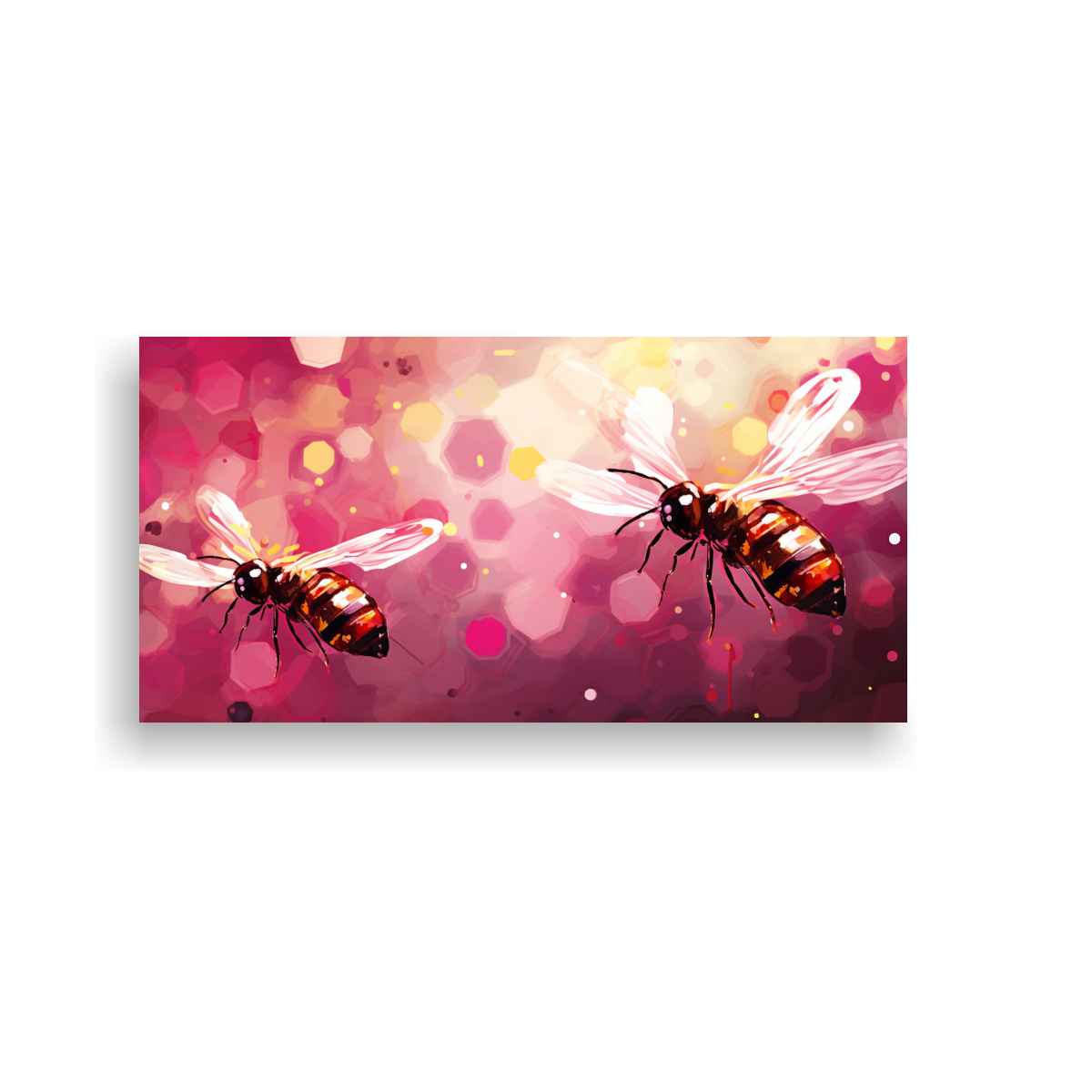 cuadros-minimalistas-fireflies-y-cherry-en-tela-transparente