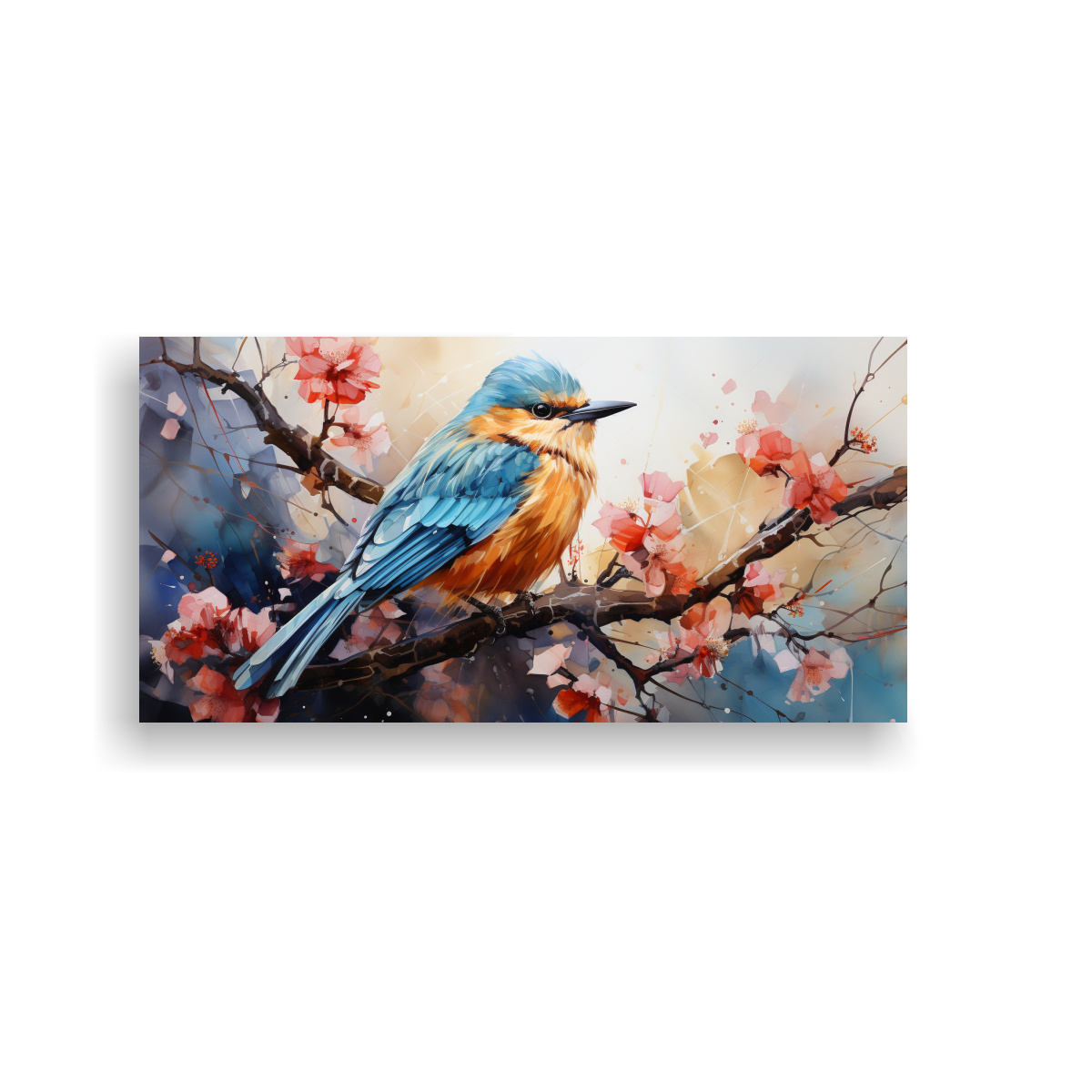 cuadros-modernos-de-canva-con-estilo-de-acuarelas-coloridas-de-un-p-jaro-cantor