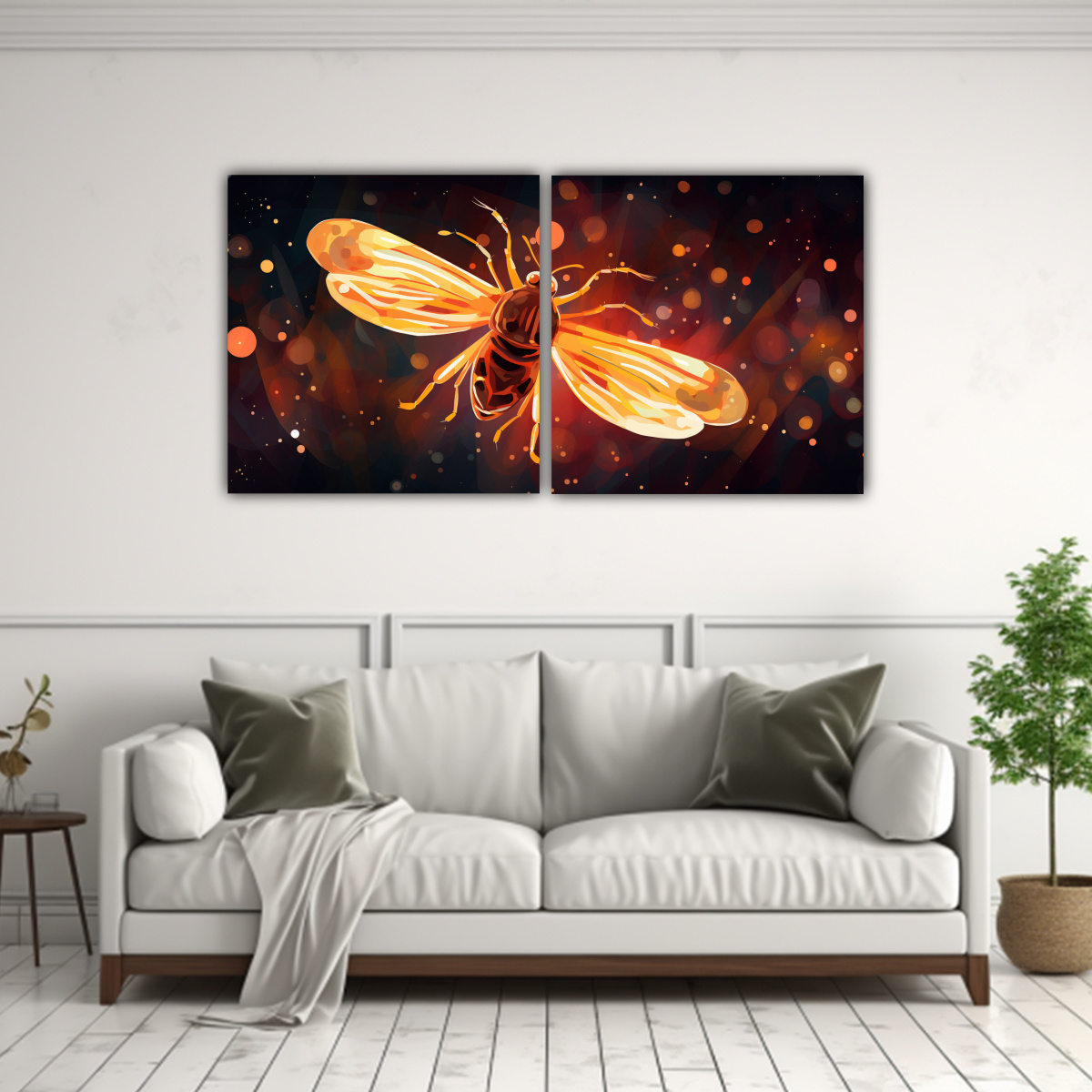 cuadros-movimiento-comedor-a-fireflies-en-colores-neopop-prism-ticos-y-terracota-1