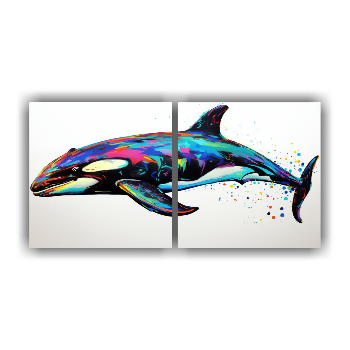 cuadros-orca-en-tonos-iridiscentes-y-carb-n-para-decoraci-n-neo-pop