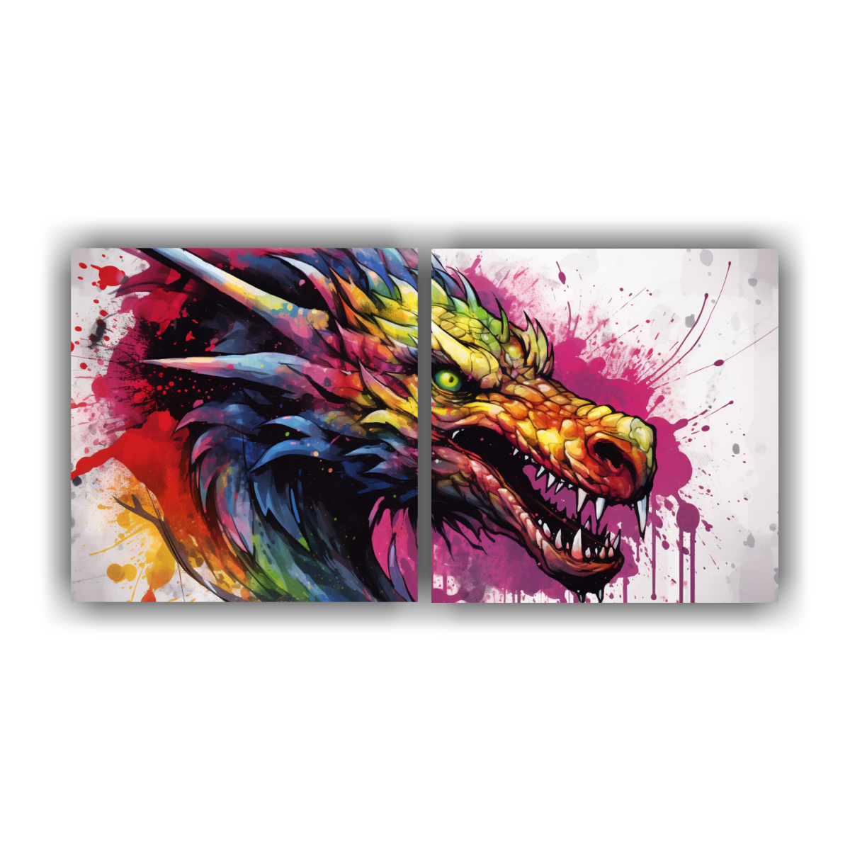 cuadros-tela-drag-n-arco-ris-y-rojo-en-atm-sfera-neonoir-