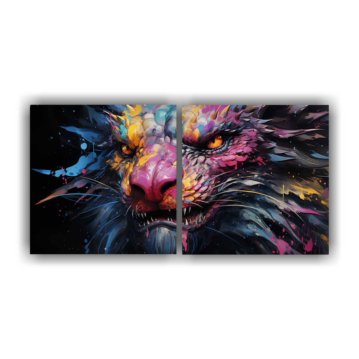 cuadros-tela-dragon-colores-vibrantes-y-pastel-atmosfera-neonoir