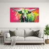 cuadros-vaca-longhorn-en-verde-y-rosa-neo-pop-art-1