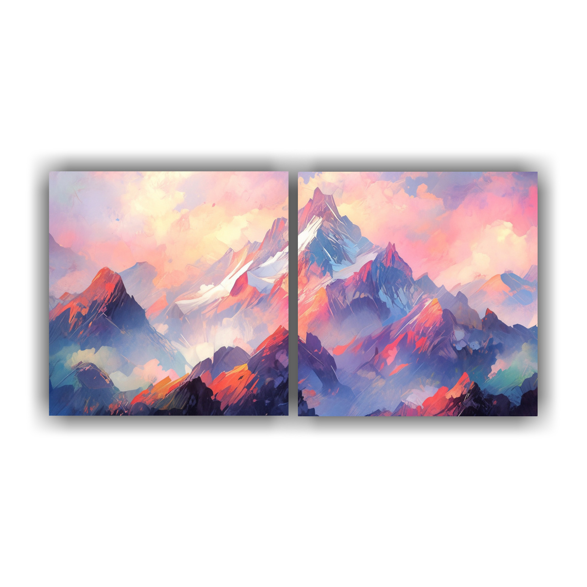 cuadros-vanguardia-escena-monta-as-y-arco-ris-dual