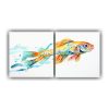 cuadros-zebrafish-acuarela-colorida-en-bastidor-set-2