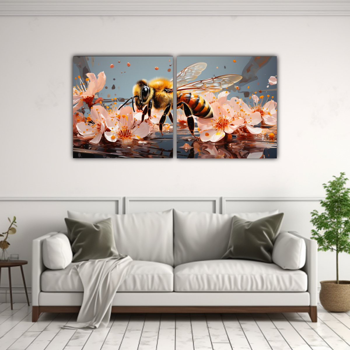 d-ptico-moderno-elegante-abeja-en-colores-damasco-y-flamenco-pop-art-neo-en-decoraci-n-1-1