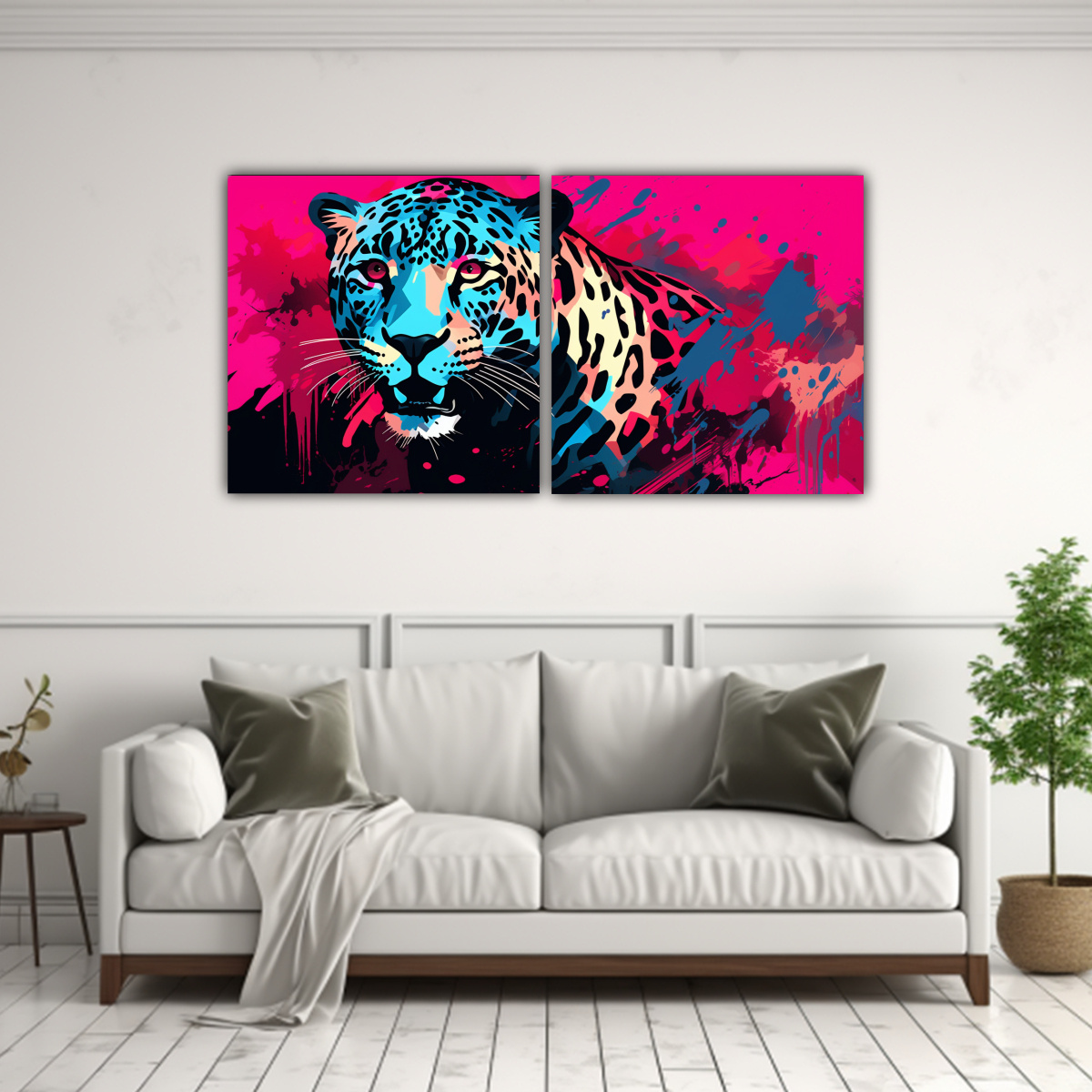 d-ptico-tonos-fantas-a-jaguar-en-rosa-y-azul-neo-pop-art-en-decoraci-n-1