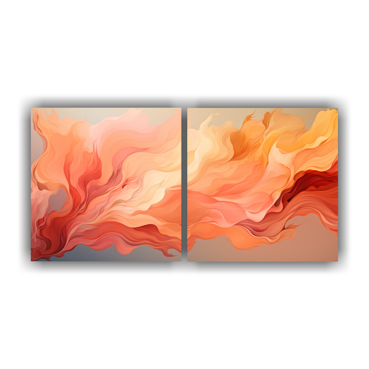 exposici-n-de-cuadros-coral-y-amarillo-en-estilo-neo-pop-art