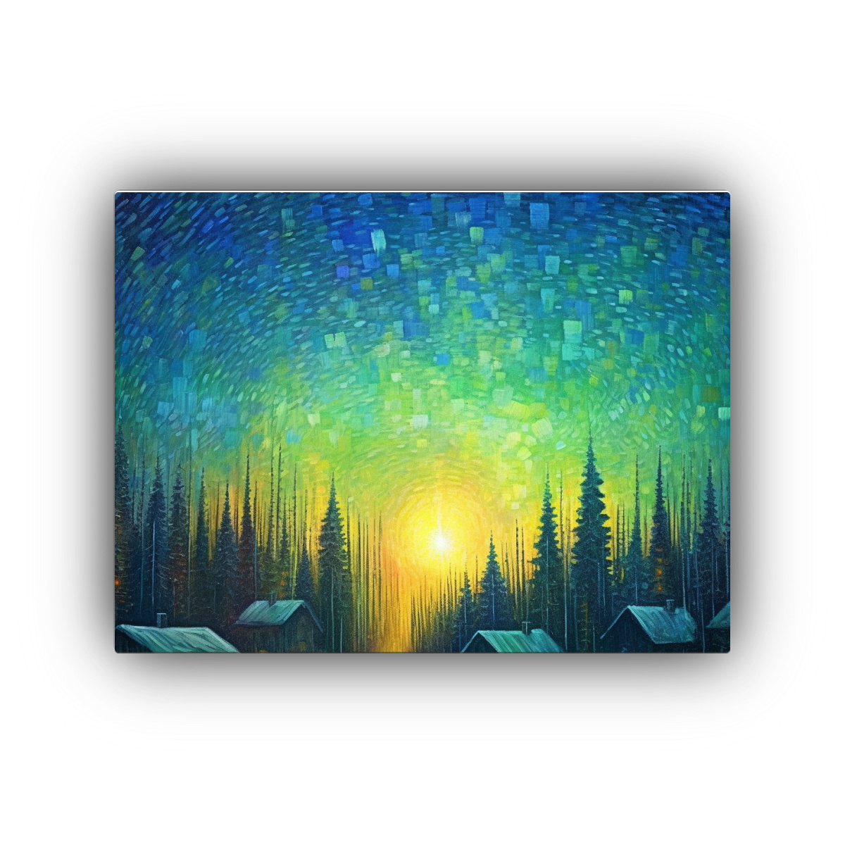 lienzo-acuarela-vida-le-n-auroras-boreales-pintura-detallada-naturaleza-
